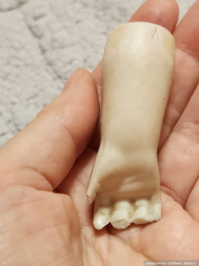 Одинарные антикварные кукольные ручки №1 (фото 6)