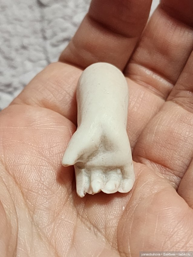 Антикварные одинарные кукольные ручки №2 (фото 5)