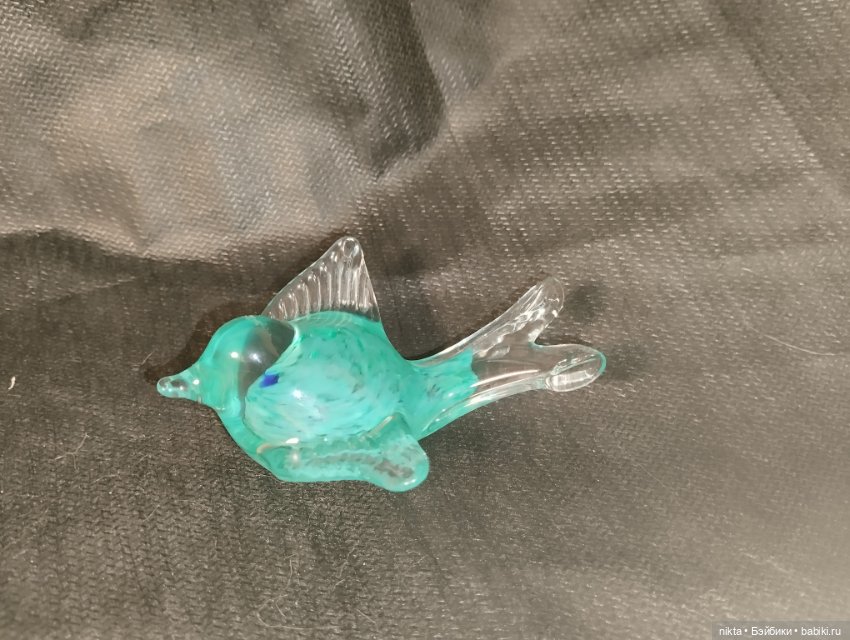 Стеклянная птичка — Статуэтки