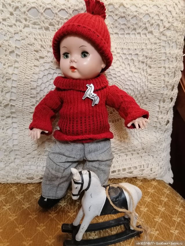 Американский малыш из хард пластика с кивающей головой (фото 3)