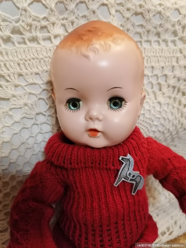 Американский малыш из хард пластика с кивающей головой (фото 6)