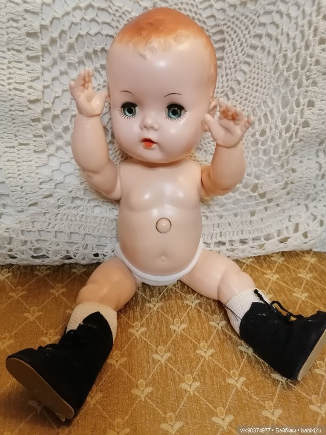 Американский малыш из хард пластика с кивающей головой