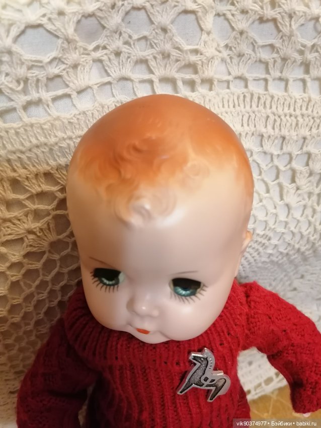 Американский малыш из хард пластика с кивающей головой (фото 7)