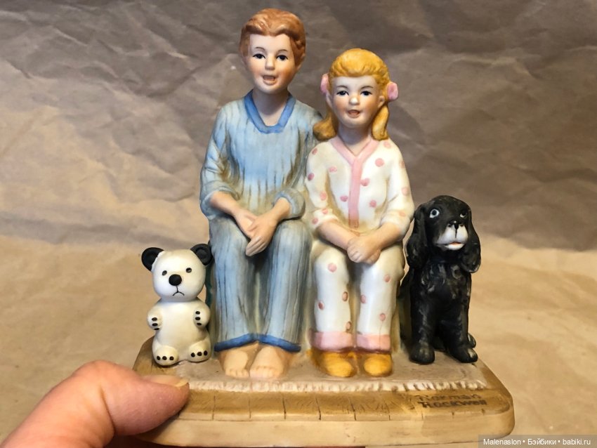 Фигурка Norman Rockwell Santa's Visit 1982 (фото 2)