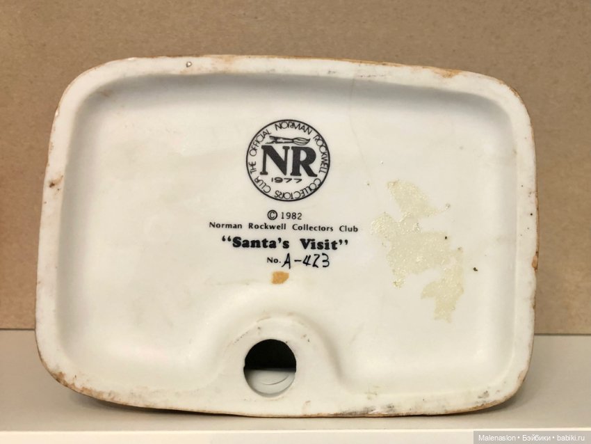 Фигурка Norman Rockwell Santa's Visit 1982 (фото 8)