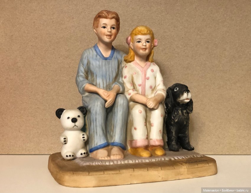 Фигурка Norman Rockwell Santa's Visit 1982