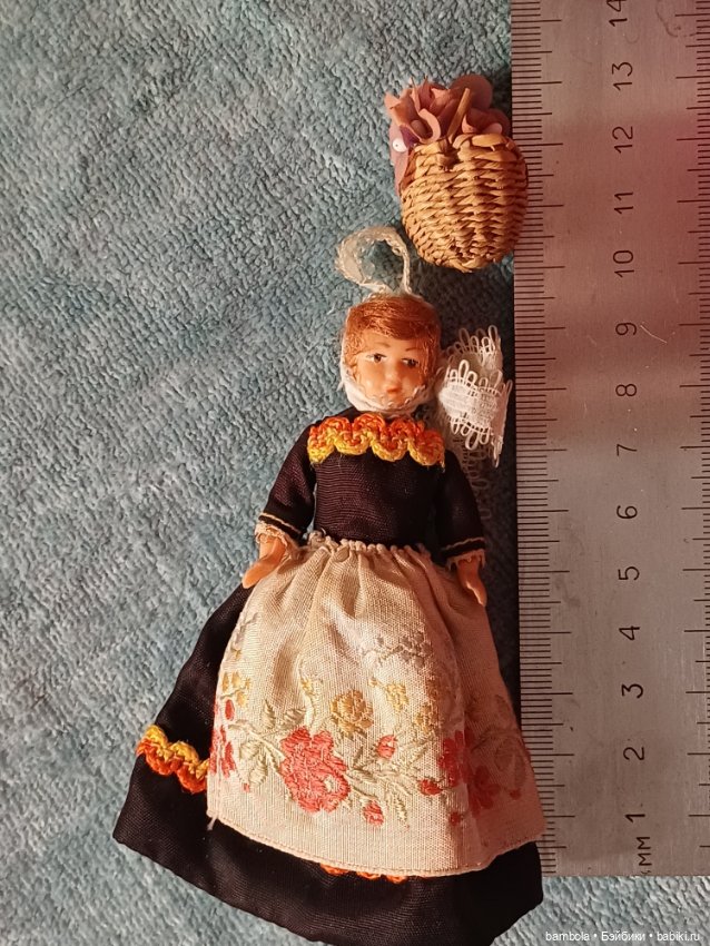 Мини-куколка из Италии Винтаж (фото 7)