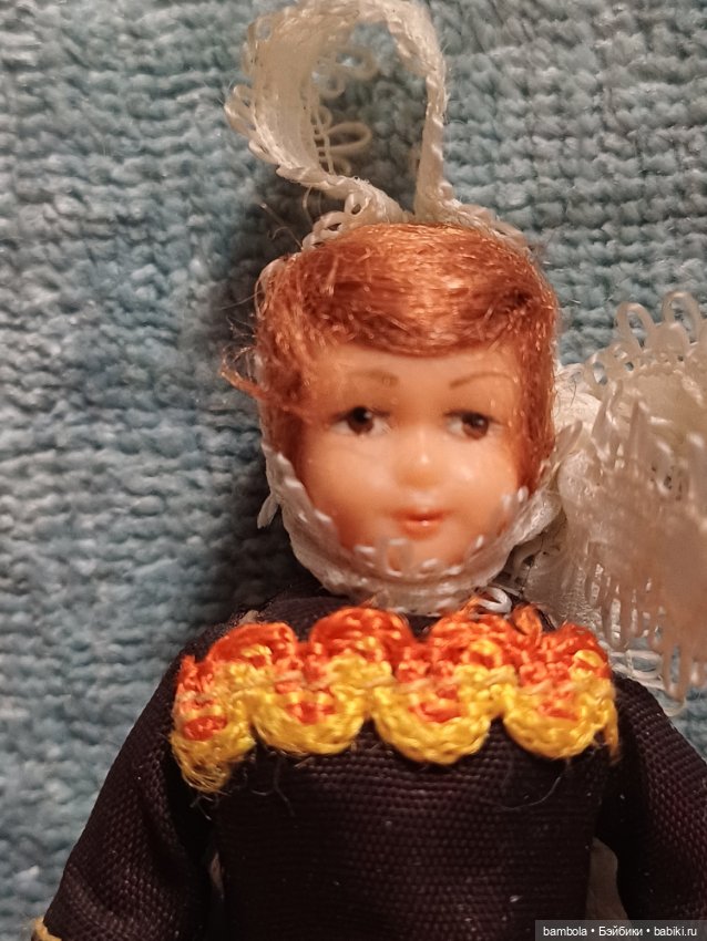 Мини-куколка из Италии Винтаж (фото 3)