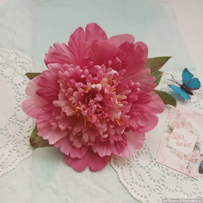 Шелковые Розы для кукол и кукольных фотосессий (фото 7)