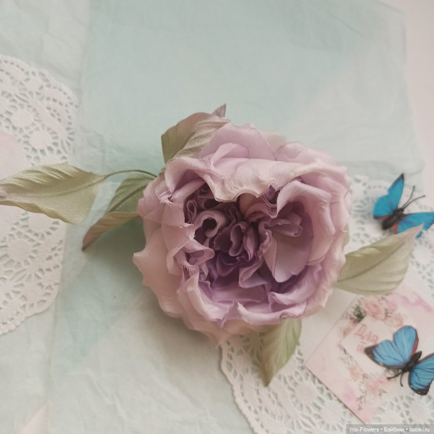 Шелковые Розы для кукол и кукольных фотосессий (фото 5)