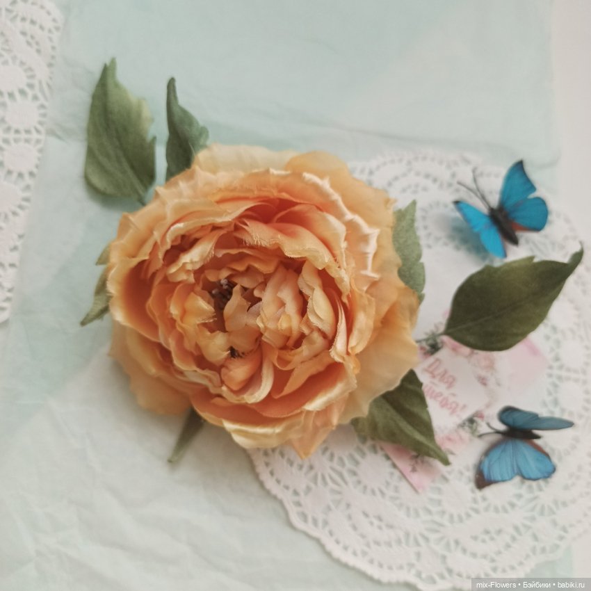 Шелковые Розы для кукол и кукольных фотосессий (фото 3)