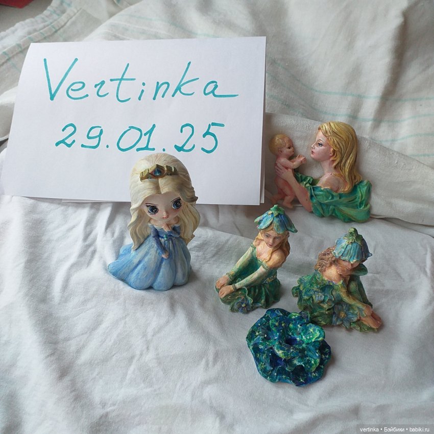 Гипсовые фигурки с авторской росписью