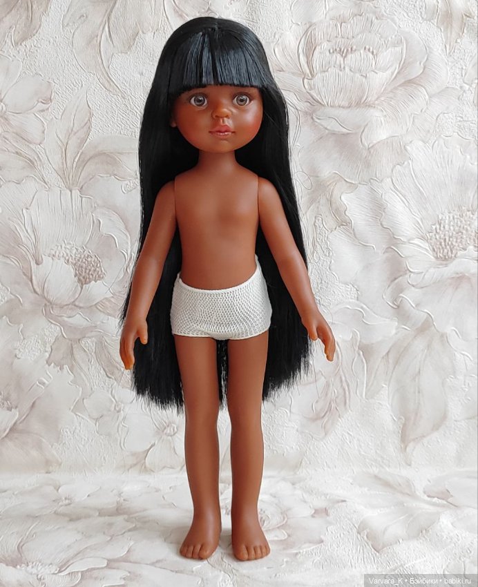 Paola Reina Нора - Карла с челкой в бальном платье, 32 см (фото 7)