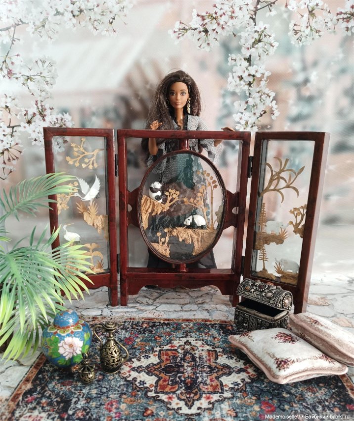 Ширма "Старый Китай" — Кукольная мебель