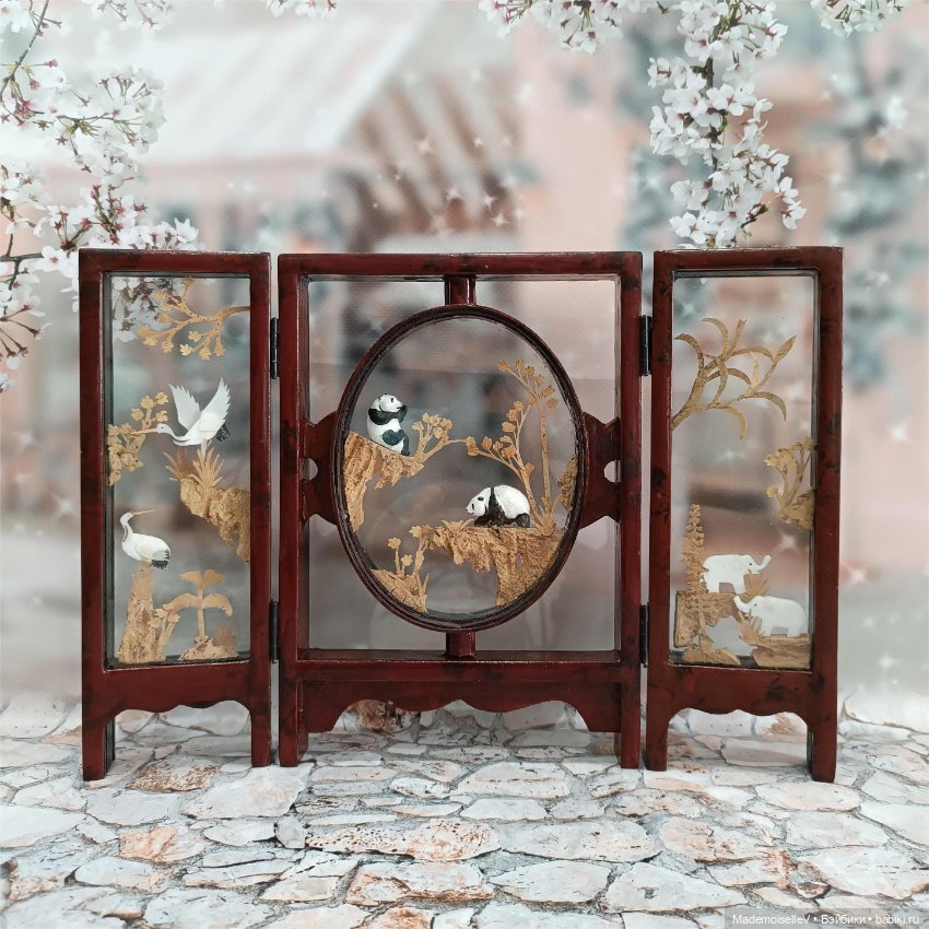 Ширма "Старый Китай" — Кукольная мебель