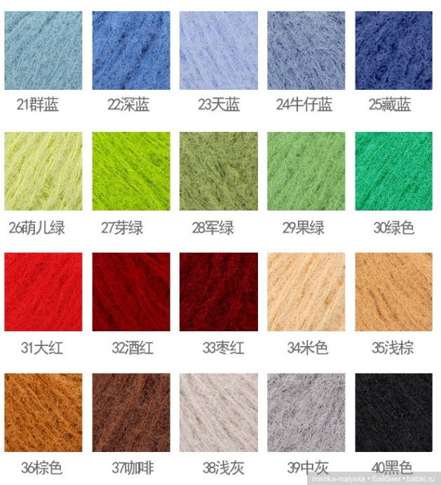 Фетровая пряжа для игрушек и кукольной одежды (фото 4)