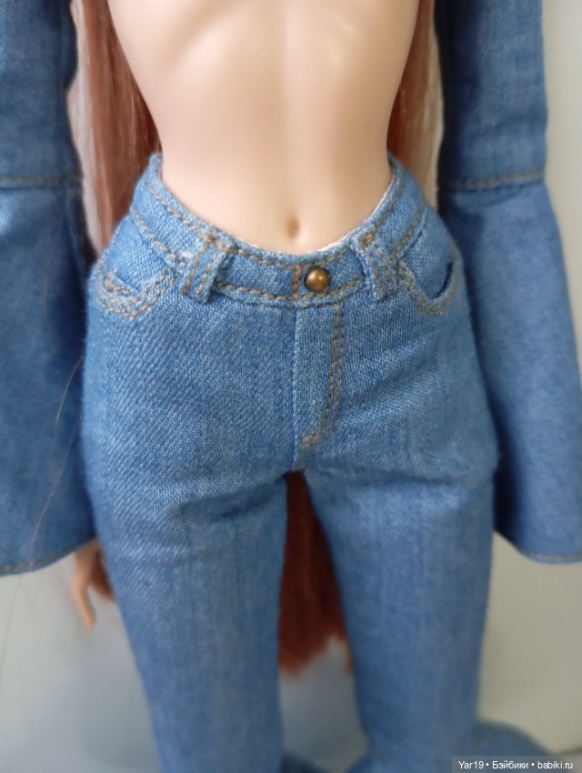 Джинсовый костюм для кукол Интегрити FR, Nu face, Integrity джинсы