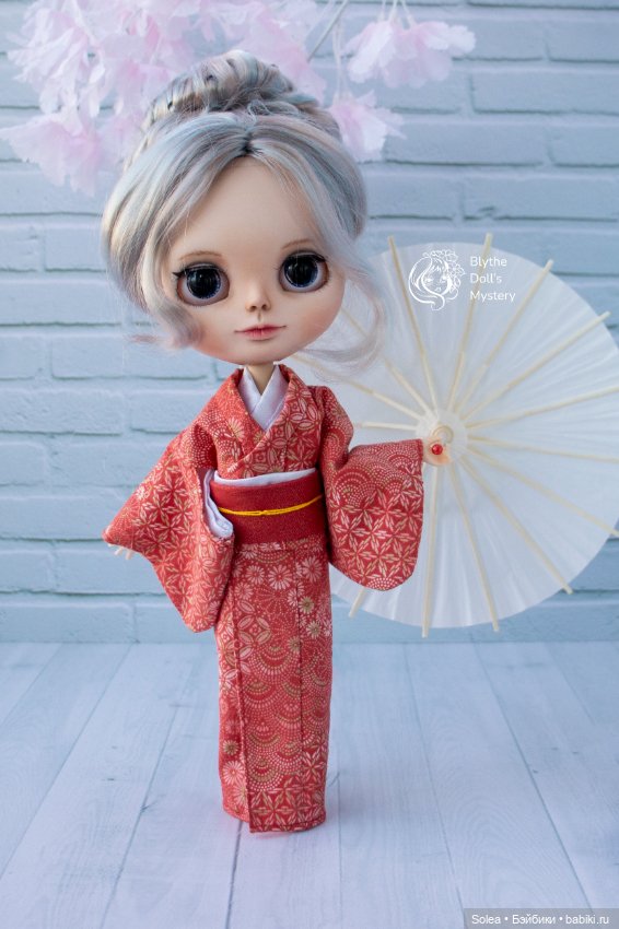 Кимоно красное для куклы — Одежда для кукол
