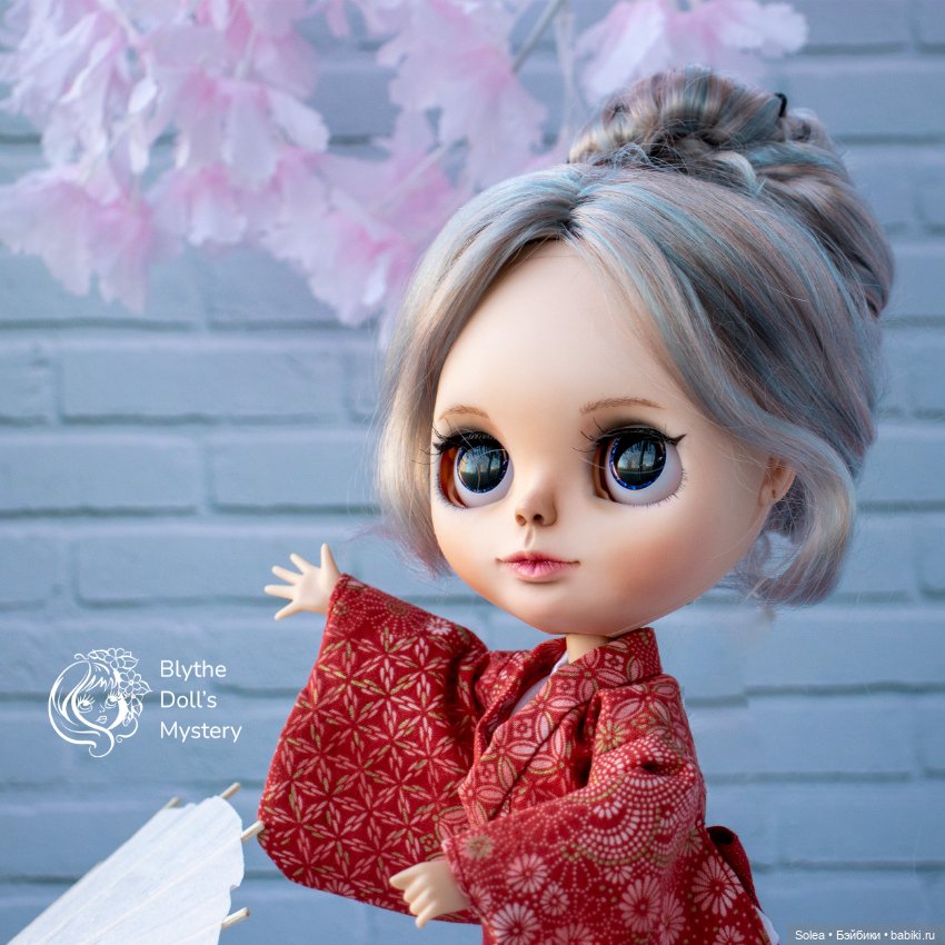 Кимоно красное для куклы — Одежда для кукол (фото 3)