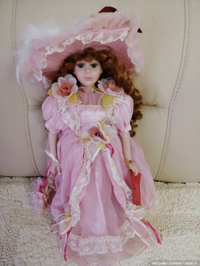 Фарфоровая кукла Миледи 18 45см Angel Collection