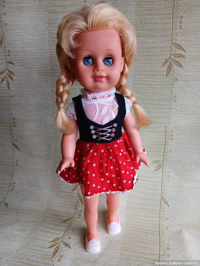Редкая кукла Германия Красная шапочка 35 см