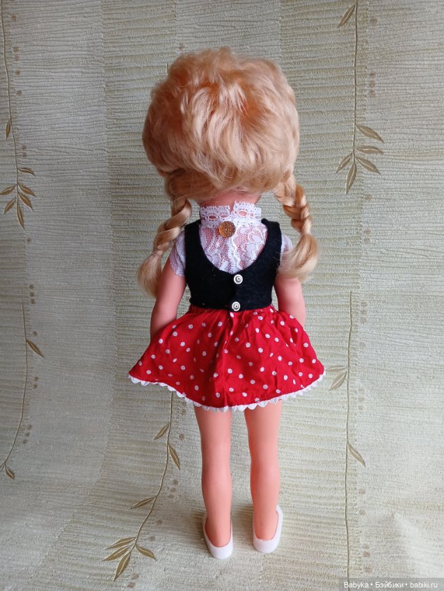 Редкая кукла Германия Красная шапочка 35 см (фото 2)