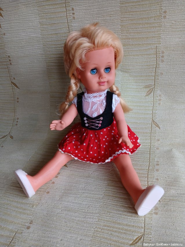 Редкая кукла Германия Красная шапочка 35 см (фото 8)