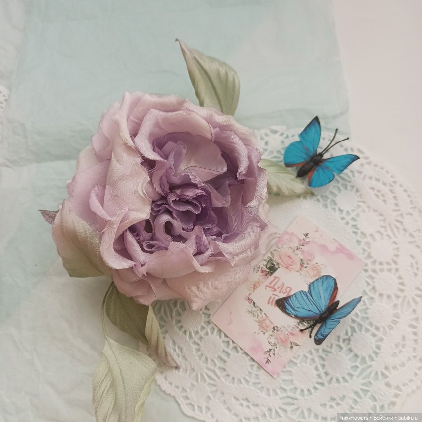 Шелковые Розы для кукол и кукольных фотосессий (фото 6)