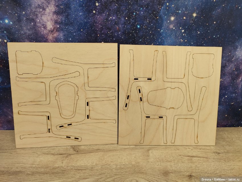 Стулья 1:6 — Кукольная мебель (фото 2)