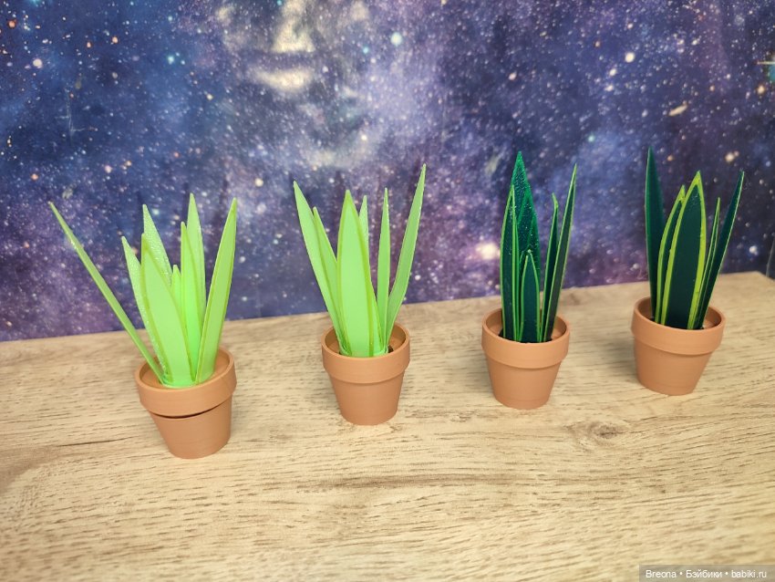 Комнатные растения — Миниатюра для кукол (фото 2)