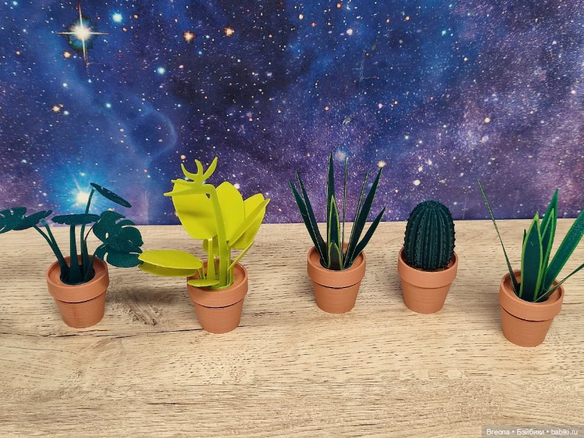 Комнатные растения — Миниатюра для кукол (фото 6)