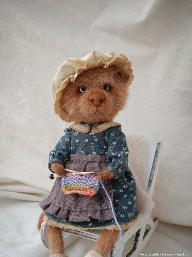 Кошечка Grandma — Авторские игрушки (фото 6)