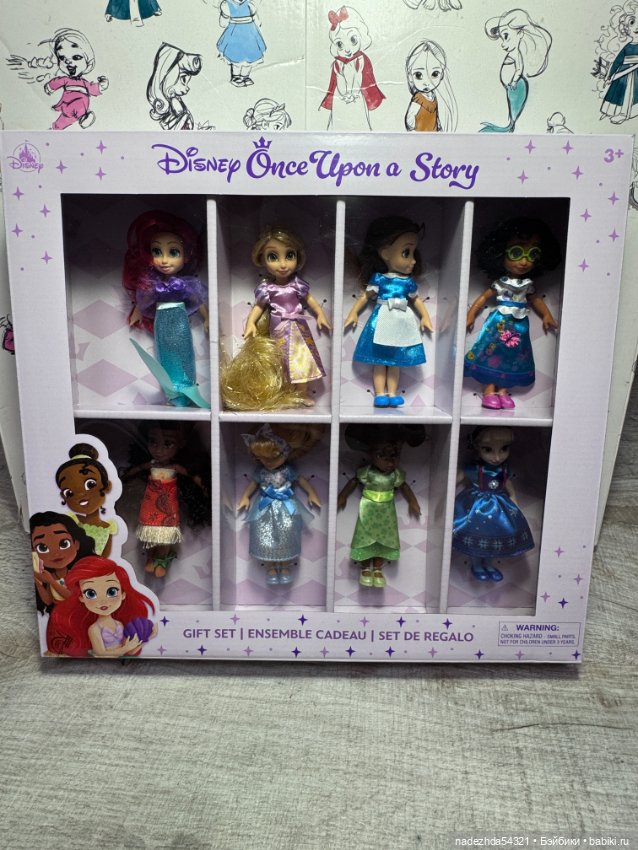 Мини-кукла Тиана от Disney Once Upon a Story. 2024 год