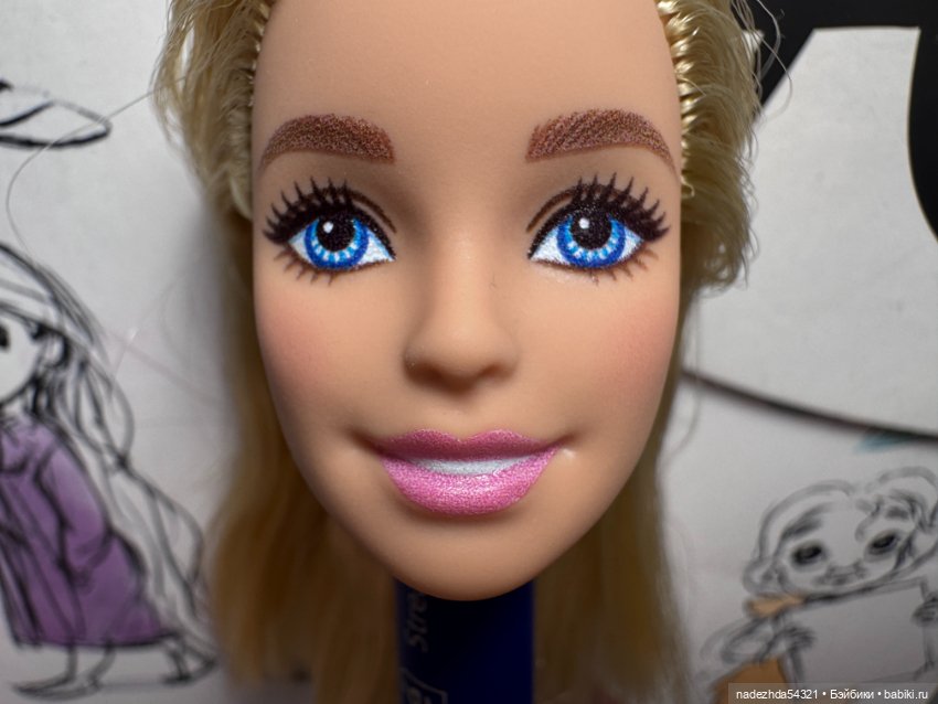 Голова Барби йоги "Безграничные движения" Милли 2024 год (фото 5)