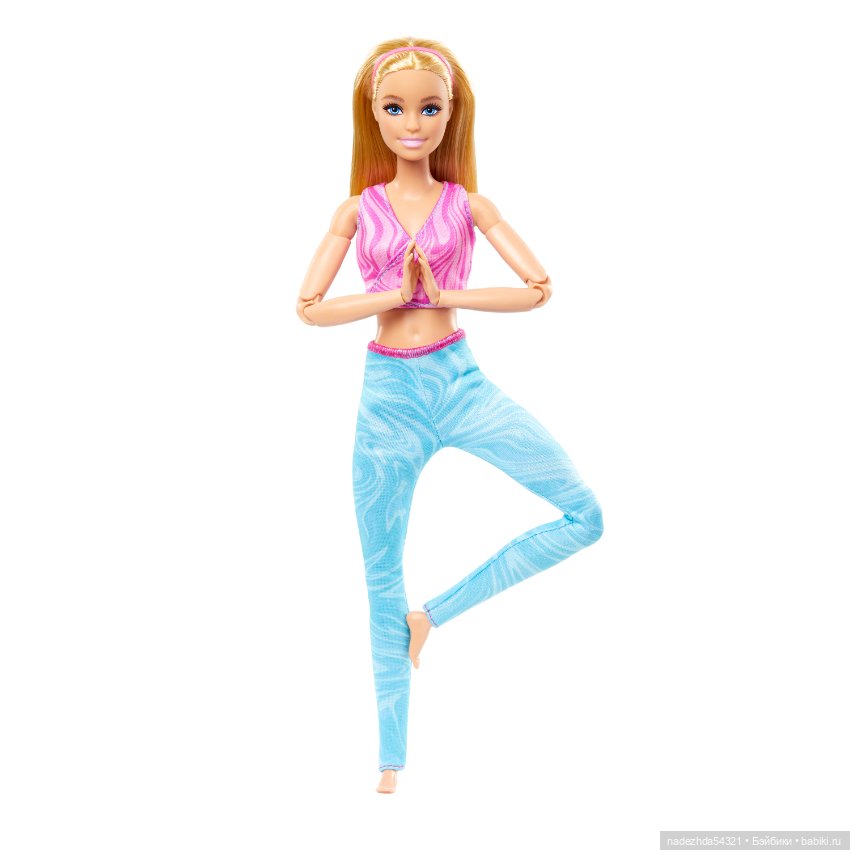 Голова Барби йоги "Безграничные движения" Милли 2024 год (фото 9)