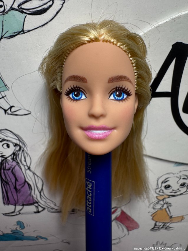 Голова Барби йоги "Безграничные движения" Милли 2024 год