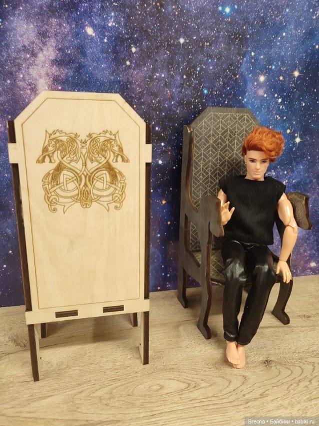 Трон викинга — Кукольная мебель (фото 3)