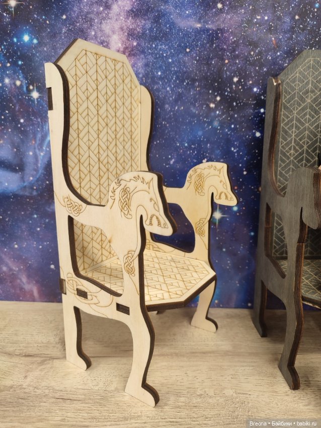 Трон викинга — Кукольная мебель (фото 2)
