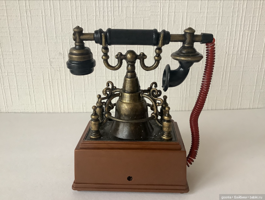 Ретро телефон для больших кукол (фото 6)