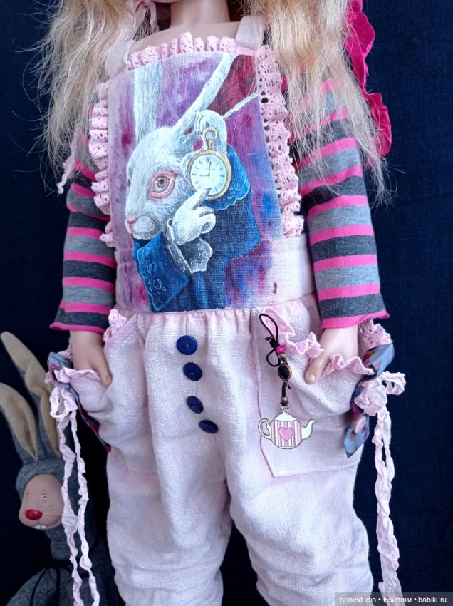 💜Комбинезон "Кролик с часами"💜 (фото 8)