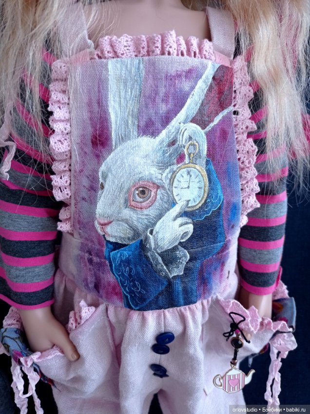 💜Комбинезон "Кролик с часами"💜 (фото 4)