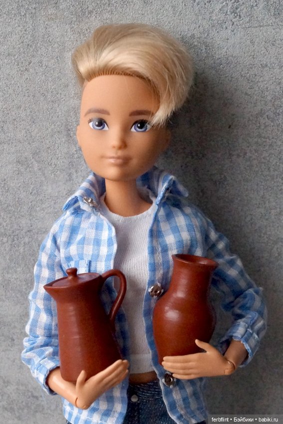 Набор "глиняной" посуды (масштаб 1:6) (фото 10)