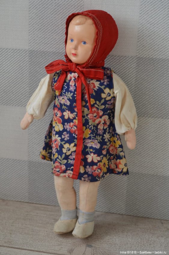 Кукла целлулоид мягконабивная ссср (фото 3)