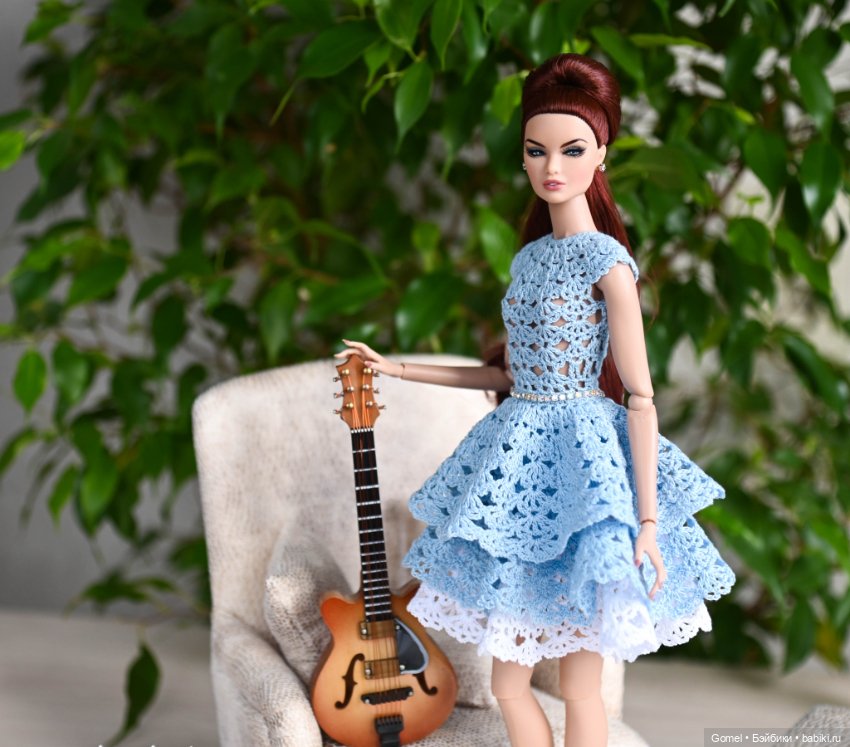 Платье голубое для Интегрити (фото 6)