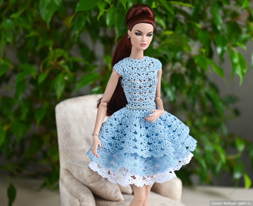 Платье голубое для Интегрити (фото 3)