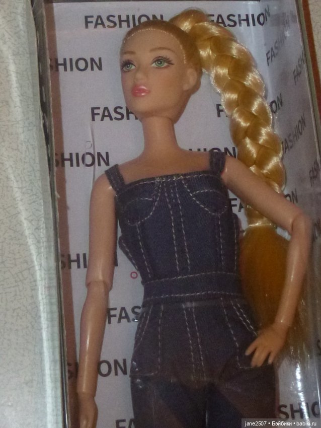 Defa Lucy блондинка - Джинсовая коллекция - шарнирная - NRFB - размер Барби (кукла 2) (фото 4)