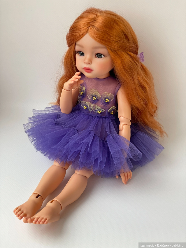 МК «Фиалковое платье + ободок. Техника работы с фатином. Подробные видео-уроки» (фото 3)