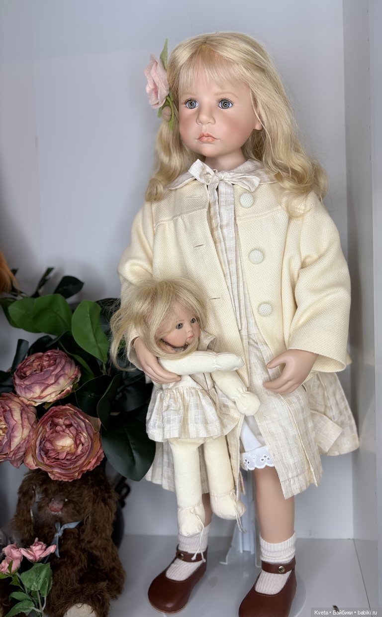 Sahra-Rachel( Сара-Рейчел) с куколкой Patti от Hildegard Gunzel WPM (фото 8)