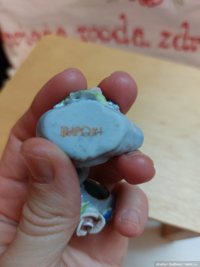 Фарфоровые вазочки в виде лебедей (фото 4)