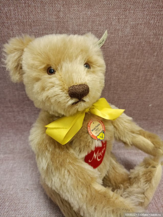 Музыкальный мишка Штайф, Steiff (фото 6)